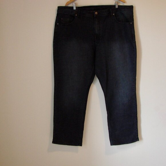 Buffalo David Bitton Travis X Slim Straight Stretch Dark Wash Jeans NEW 46 x 30 - Picture 9 of 15
